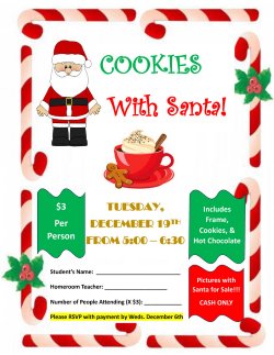 Cookies with Santa Flyer